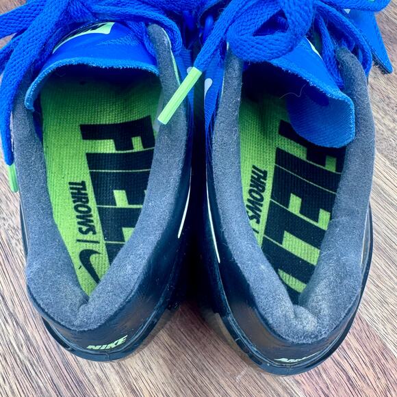 NIKE Zoom Rotational 6 Hyper Cobalt Throwing Sneakers Shoes 685131-413 Mens 6.5 - Picture 7 of 12